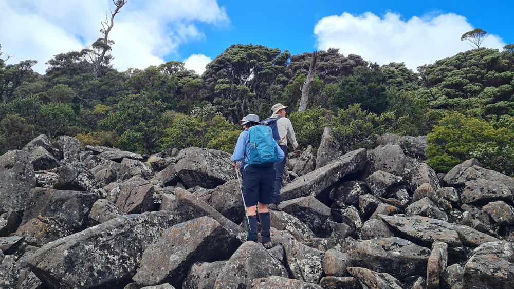 Scree crossing Scree crossing