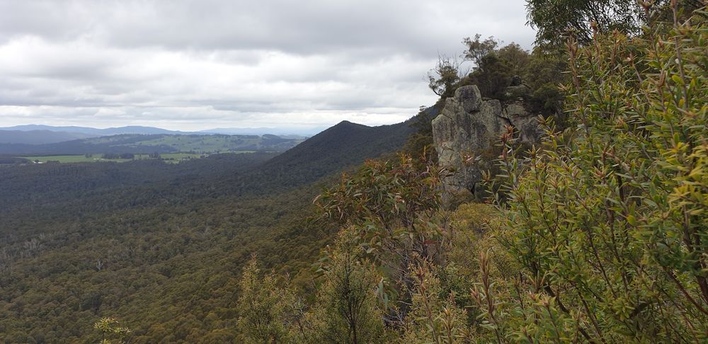Looking southeast at part of the Kimberley Range. Looking southeast at part of the Kimberley Range.