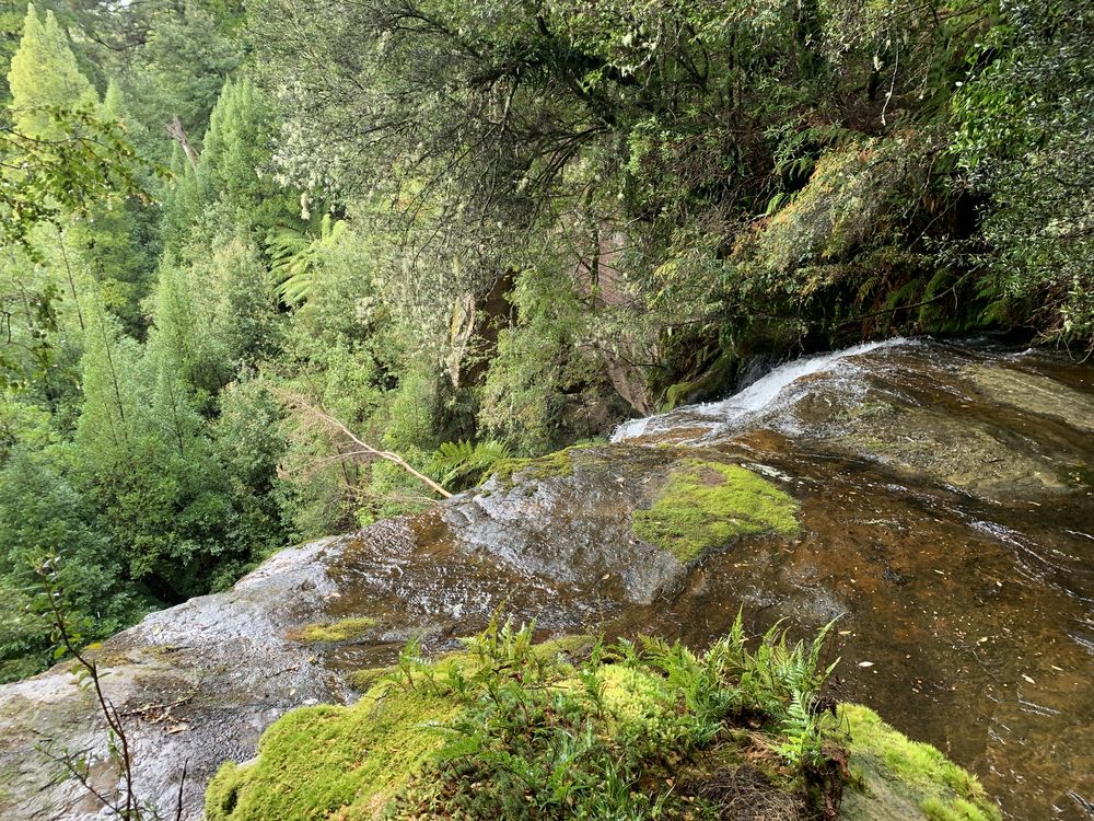 Top of Shower Cave falls Top of Shower Cave falls