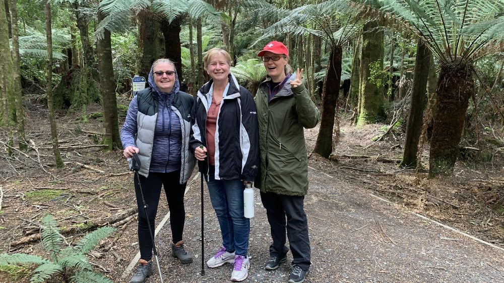 At the trailhead to Trowutta Arch At the trailhead to Trowutta Arch
